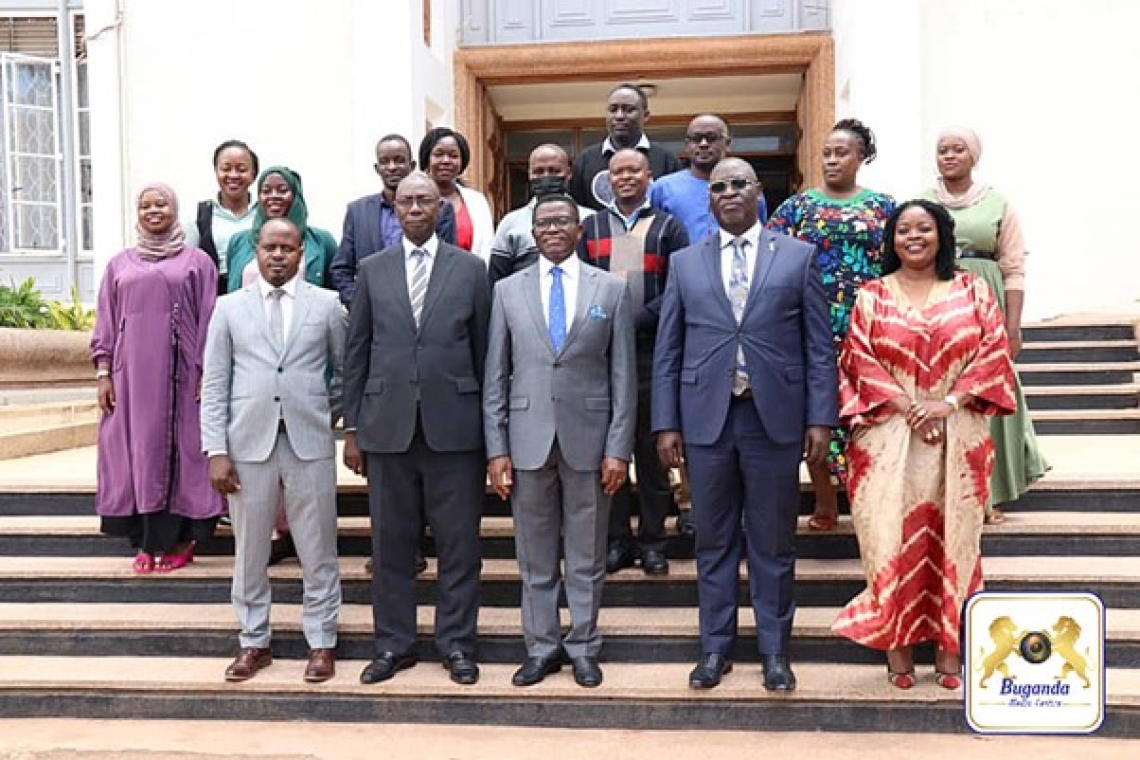 The Katikkiro visits Kingdom Institutions at Bulange, urges staff to work with passion